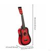 Kids Guitar Great Gift Children's Playable Premium Feel for Beginners Red 21 Inch