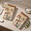 Nutty Squirrel Cake Towel, Soft Quick Dry Bathroom Hand Towel