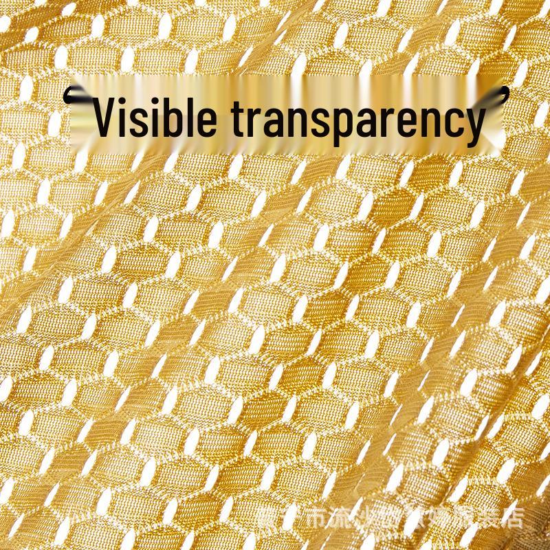 Ice Silk Mesh Men's Breathable Boxer Briefs - Four-Corner Hollow, All-Season, Thin Style