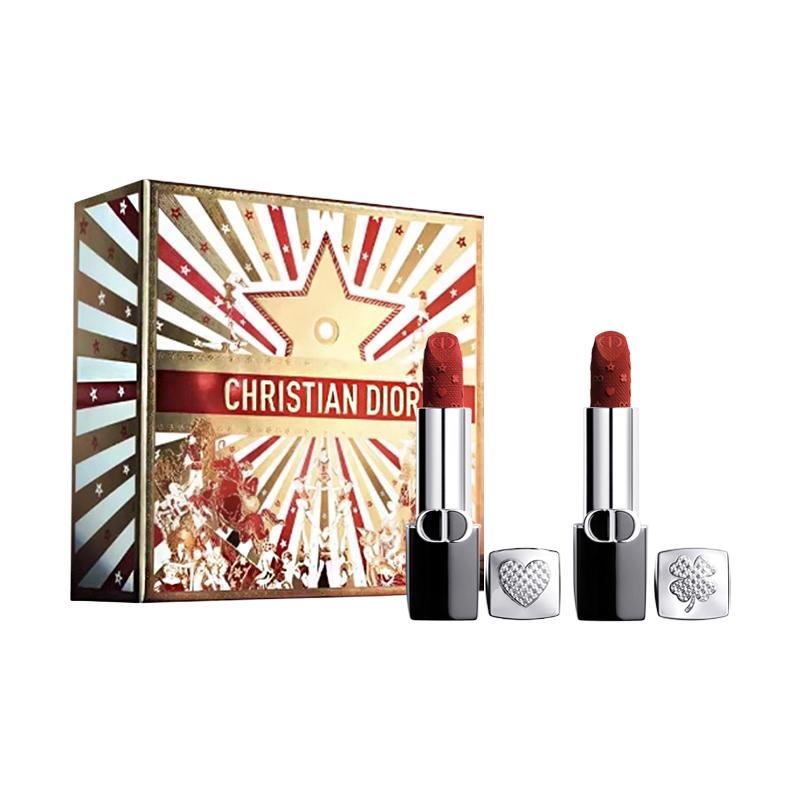 

DIOR Lipstick Two-piece set: #806 velvet 3.5g+#802 velvet 3.5g синий