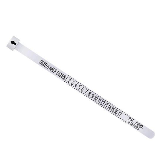 Portable Reusable Accurate Ring Sizer Gauge Measuring Tool Jewelry Accessories