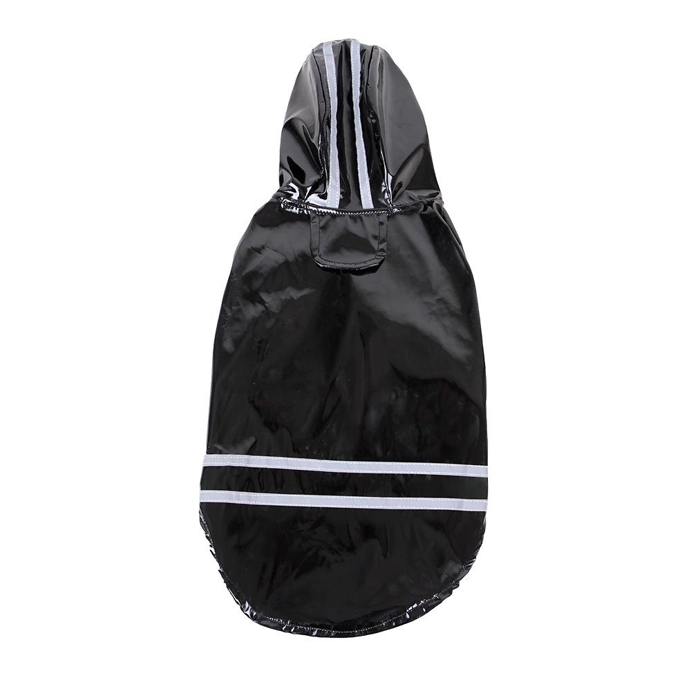 

Summer Outdoor Puppy Pet Rain Coat S-XL Hoody Waterproof Jackets PU Raincoat for Dogs Cats Apparel Clothes Wholesale XL чорний