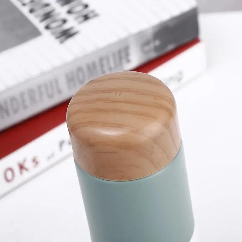 Japan Style Mini Portable Vacuum Flask for Girls Small Capacity Cute Portable Cup Simple Style Cup Thermos Bottle Water Bottles