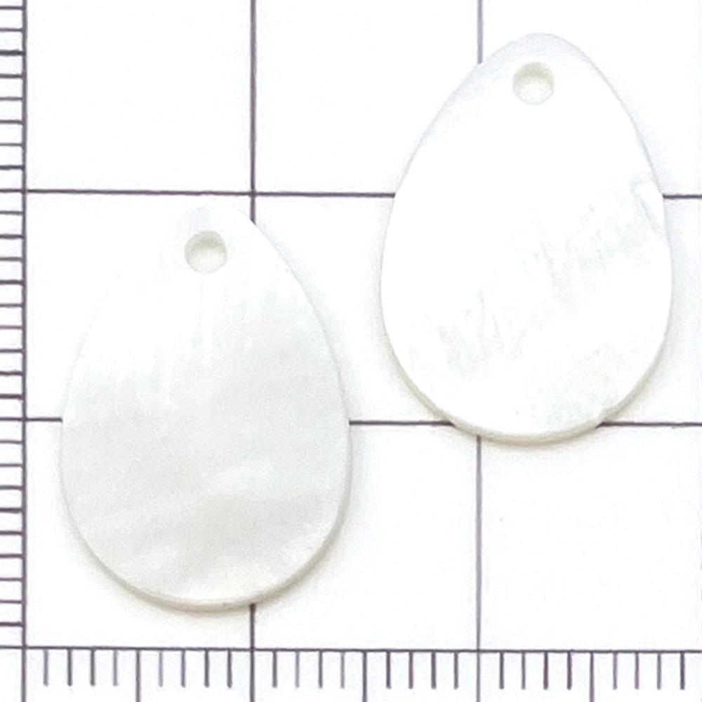 24-Piece Set: White Natural Moon Cross Shell Charms for DIY Jewelry