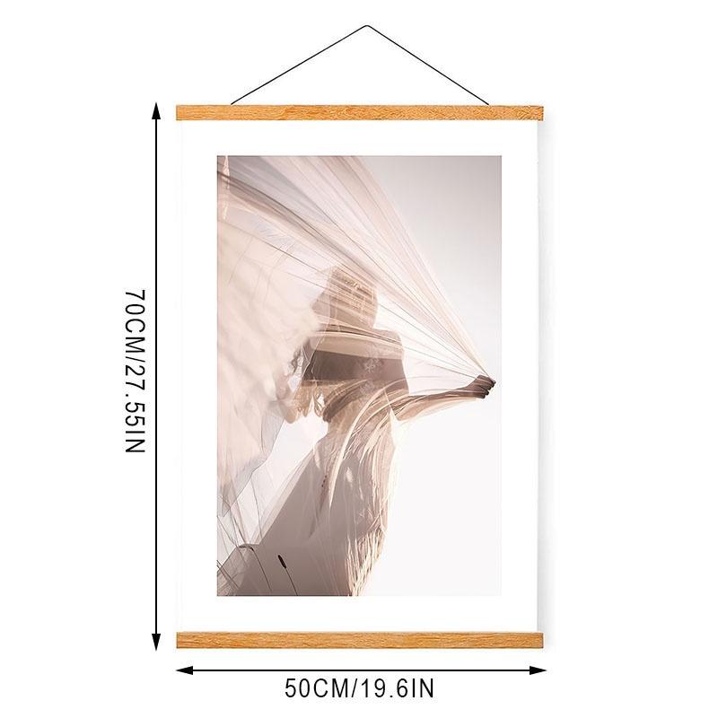 Geometrische Bilder Poster Magnetischer Posteraufhänger Naturrahmen Aufhänger Rahmen Gemälde Fotorahmen Wandkunst Bastelrahmen