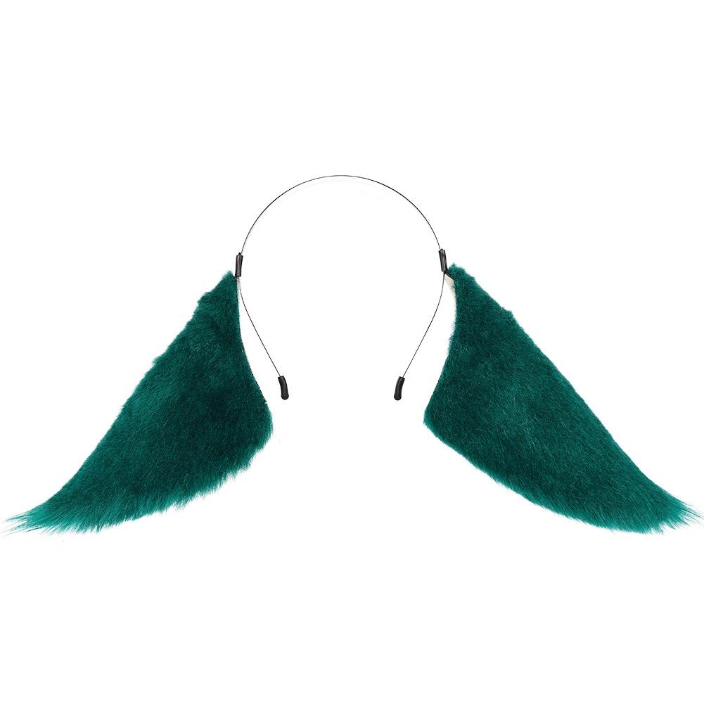 Genshin Impact Yae Miko Cosplay Headband Plush Fox Ears Hairpin Headwear Lolita Halloween Party Game Costumes Hair Accessories