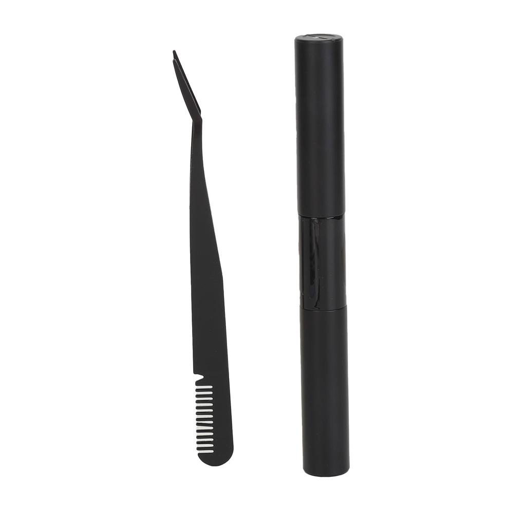 126 Clusters DIY Lash Extensions Kit D Curl Fluffy Individual Lash Extensions Kit with 3ml Lash Bond Dual End Tweezers With Black Double Ended Glue