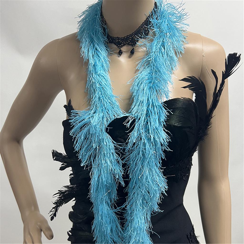 Colorful Boas Decoration for Women Dancing Party Dress up Artificial Boas for Dancing Wedding Party Halloween Cosplay