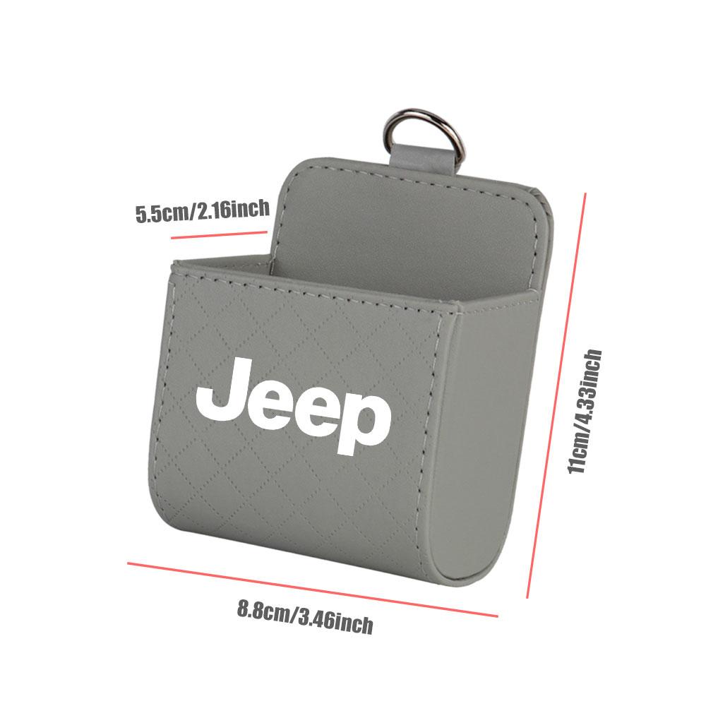 Car air conditioning socket storage bucket hanging storage box for Jeep JPB Renegade Wrangler JK Compass Grand Cherokee Gladiato