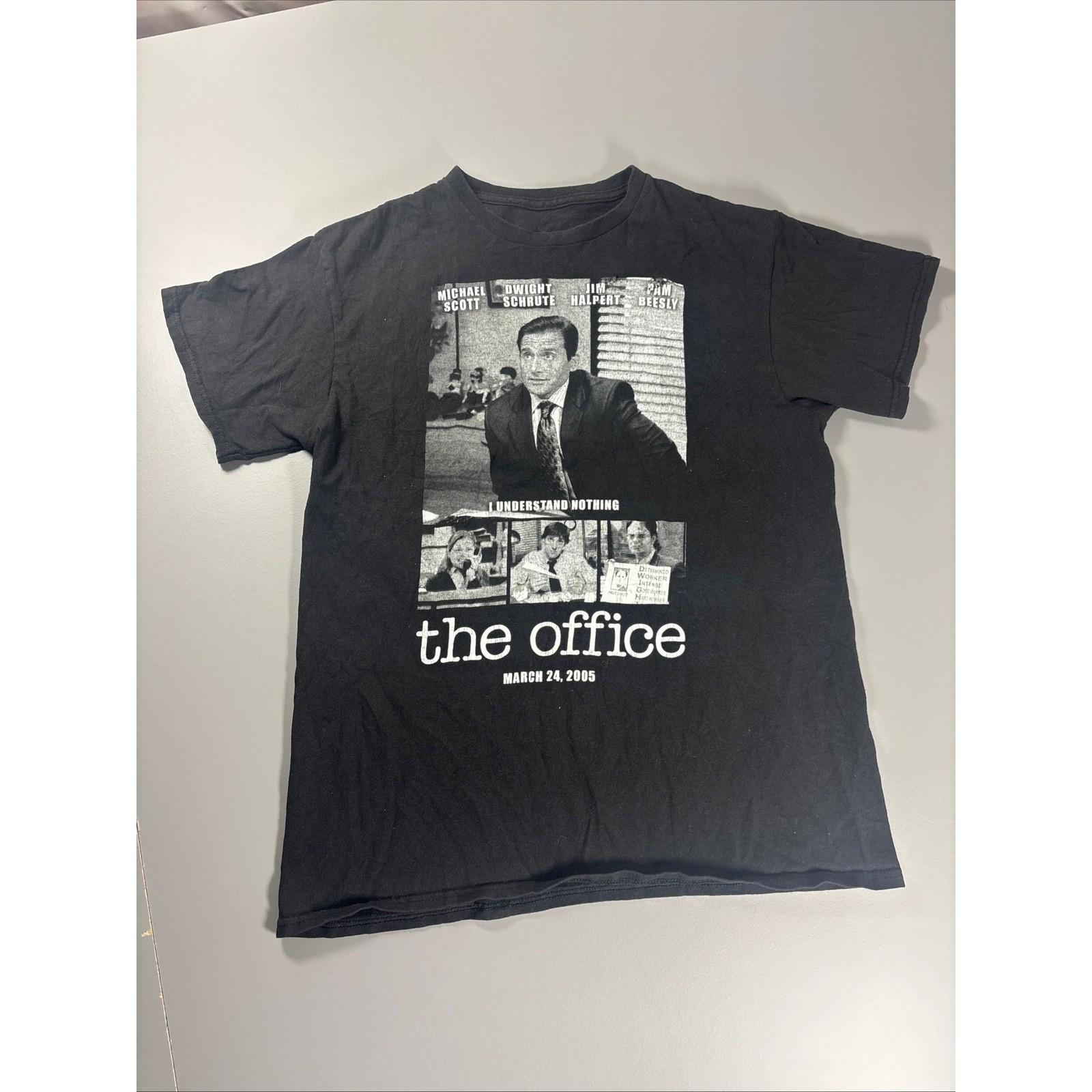 The Office TV Show Black Graphic T-Shirt Michael Scott NBC Comedy Sitcom Unisex T-Shirt XXXL