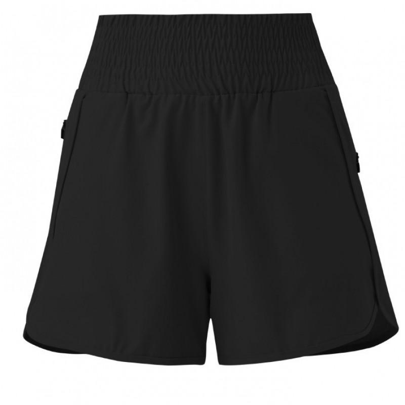 High-Waisted Womens Workout Shorts With Pockets Elastic Waist Yoga Running Lightweight Sportswear