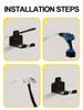 Garage Organizer Trimmer Rack Garden Power Tool Hanger Weed Whackers Holder Wall Mounted For Grass Trimmer Hedge Garden Tools