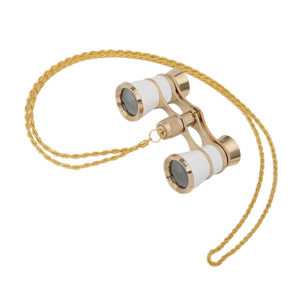 3X25 Theaterbrille Opernfernglas 3X25 Opernglas Fernglas mit Kette zur Vogelbeobachtung