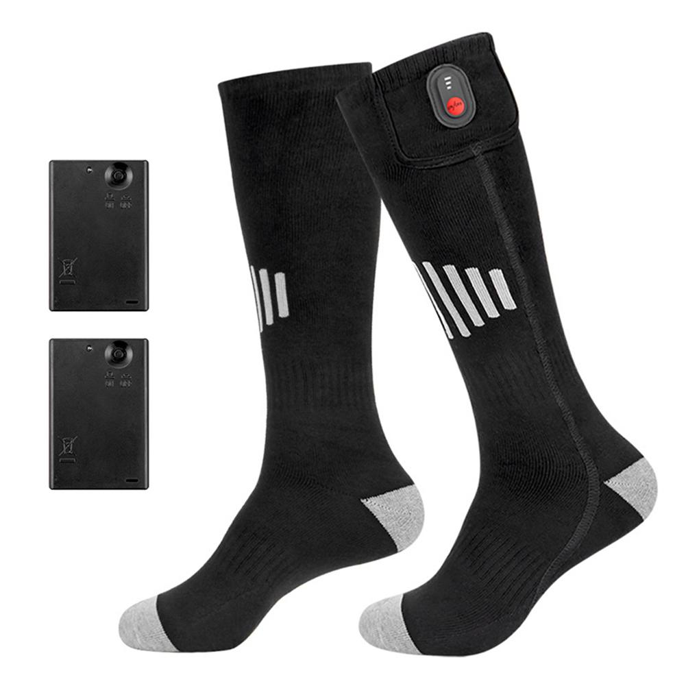 Winter Heated Socks Rechargeable Heating Socks for USB 5000mah Heated Socks Warmth Outdoor Heated Boots Snowmobile Winter Ski