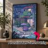Personalized Gengar Diamond Art Custom Name 5D Diamond Painting Full Drill DIY Craft