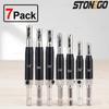 Self Centering Drill Bit Set Stainless Steel Hinge Lock Drawer Drill Guide Kit for Woodworking 7 8 15 17mm Hardware Tools