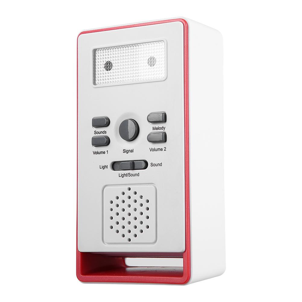 65-105dB Bezdrátový pager SOS tlačítko pro pečovatele Domov Starší pacient Sestra 2 přijímače