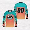 Autumn and Winter Men's 3D Printed Crew Neck Long Sleeve T-Shirt