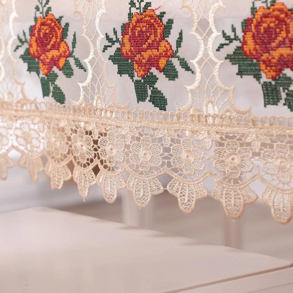 Rectangle Tablecloth Modern Dining Table Cover Embroidered Tea Table Cloth Lace TV Cabinet Covers For Home Decor Tablecloth