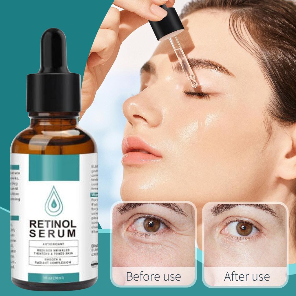 Retinol Face Serum With Retinol, Brightens And Evens Out Skin Tone, Reduces Wrinkles, Instant Results, Skin Care,30ML