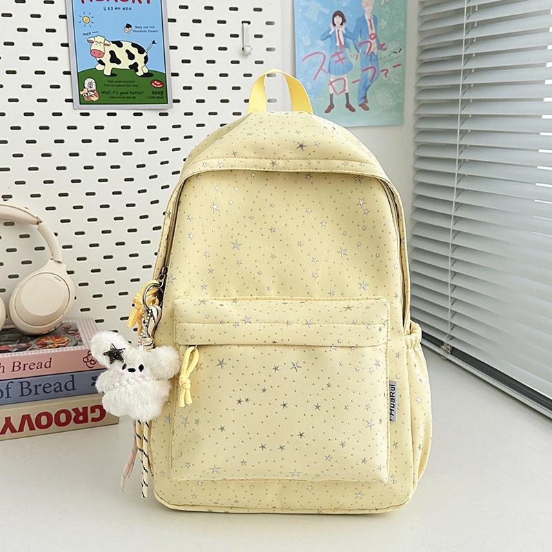 Schoolbag schoolbag female junior high school high school student star Korean version niche backpack Mori college student computer bag versatile