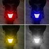 Adesivos de Motocicleta Refletivos de Aviso Seta Trapezoidal Lanterna Traseira Para-lama Aviso Marca de Segurança para Condução Noturna Adesivo Decalque de Motocicleta