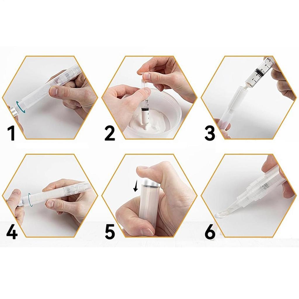 Fillable Paint Pen Brush 3 Pieces Reusable Scratch Application Tool Furniture Scratch Repair Paint Pens For DIY Home Improvement