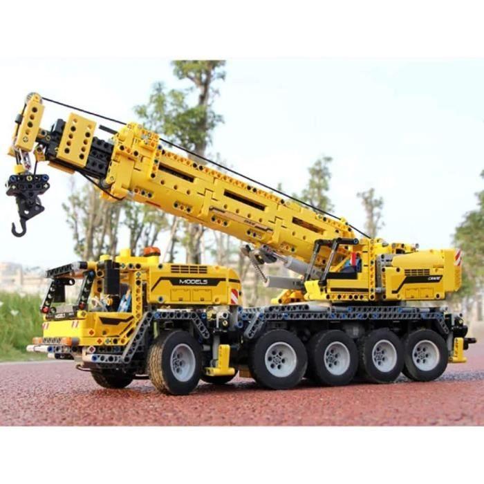 Bausatz - Mobilkran - 2590 Teile - 2,4G Fernbedienung - Für Kinder ab 14 Jahren