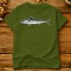 Atlantik Makrele Aquarell Kunst T-Shirt Sommer Baumwolle T-Shirts Für Unisex Design T-Shirt Kurzärmelig Y2k Lustiges Oberteil T-Shirts