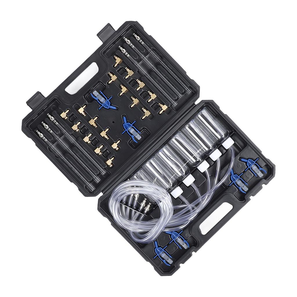 Diesel Injector Flow Test Kit Efficient Multifunctional Heavy Duty Construction Common Rail Adaptor Fuel Tester Set