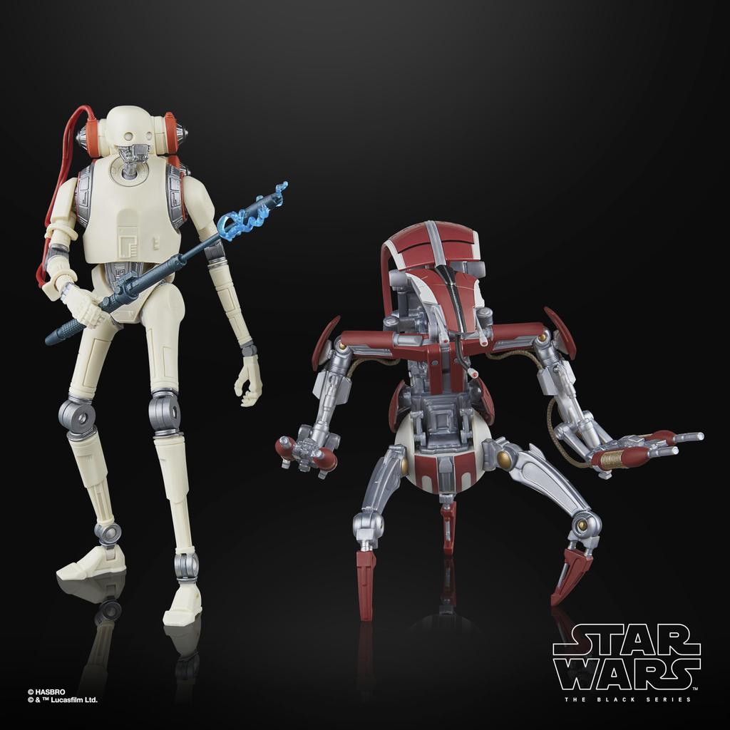 Hasbro Star Wars Black Series KX Security Droid Enforcer Star Wars Survivor Gaming Greats Collectible 15cm Action Figure G1317 Authentic & Droideka,