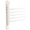 Modern Minimalist Plastic Rotating Towel Rack With Suction Cups For Bathroom Organization