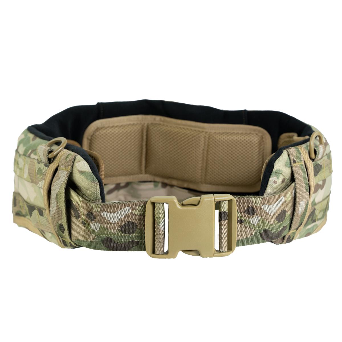 BEPAN Multifunctional AVS Protection Belt With Soft Padding And Air Cushion CS Combat Molle Waist Belt Hunting Accessories 85-120CM