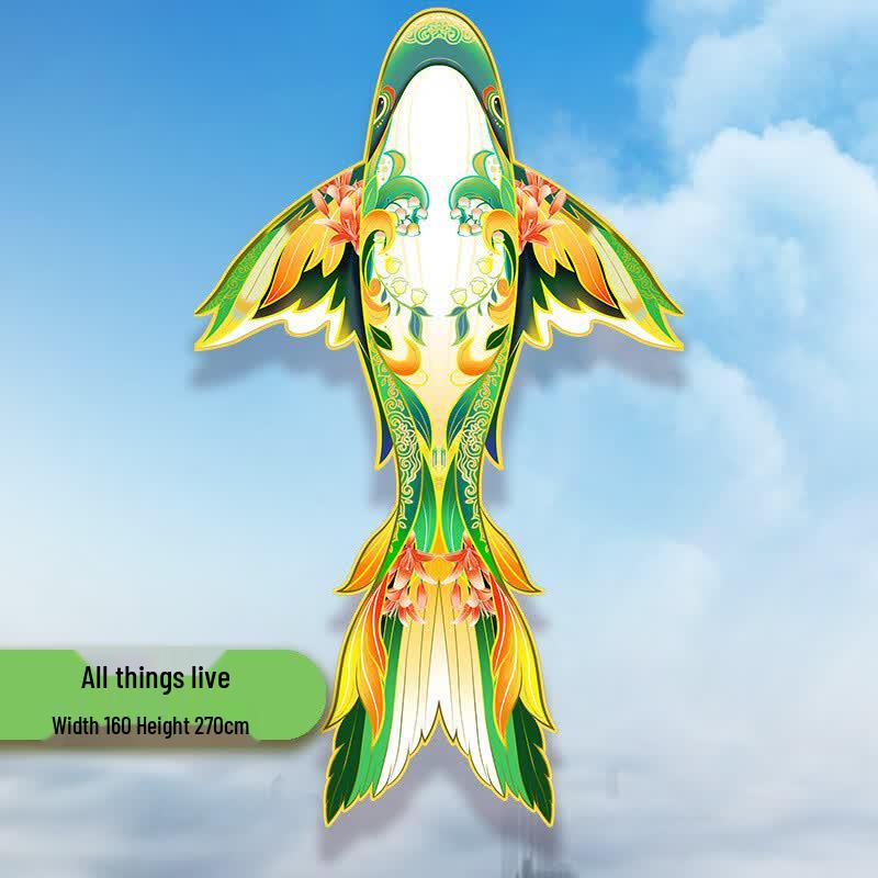 Traditional Chinese Goldfish Koi Whale Kite Kite Only