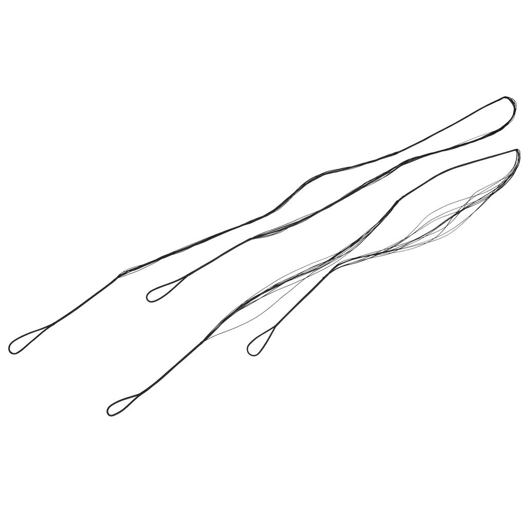 2pcs Archery Bowstring Recurve Bow String 12 Strands 145cm 57.1in 117cm 46.1in Replacement