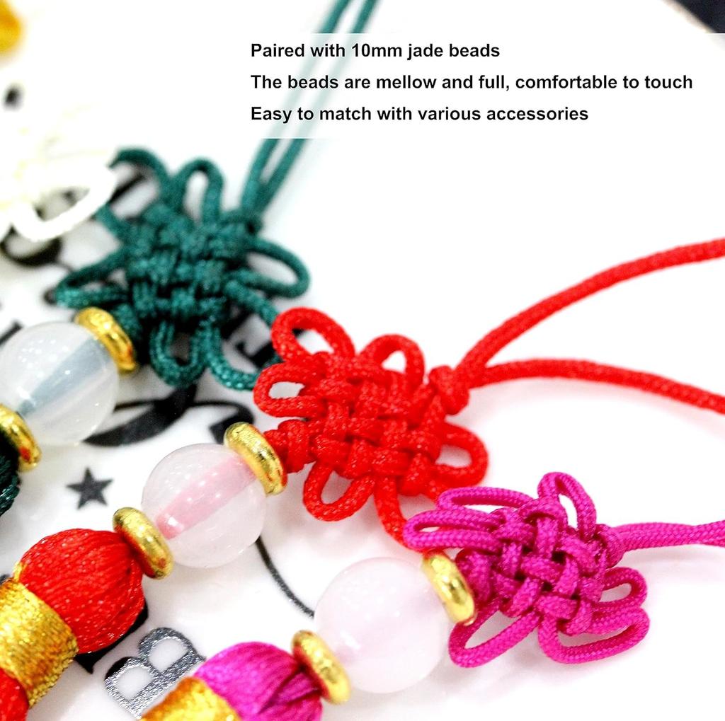 24 Silk BetterJonny Tassels for DIY Chinese Colorful Handmade Accessory Fan Set Tassels per Tassels, Crafts, Fringe, Charms, Accessories, Knots,