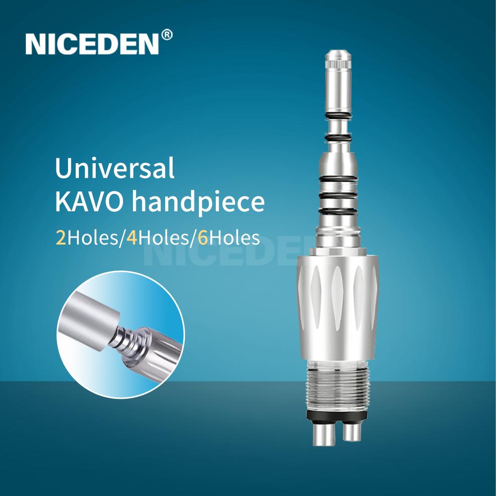 Dental 6 Hole Self Generator LED KVO Quick Coupling Spare Part Compatible High Speed Handpiece Dental Equipment with Fiber Optic