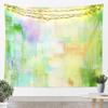 Modern Abstract Wave Tapestry, Layered Curved Pattern Wall Art in Earthy Tones for Bohemian Home & Minimalist Room Decor