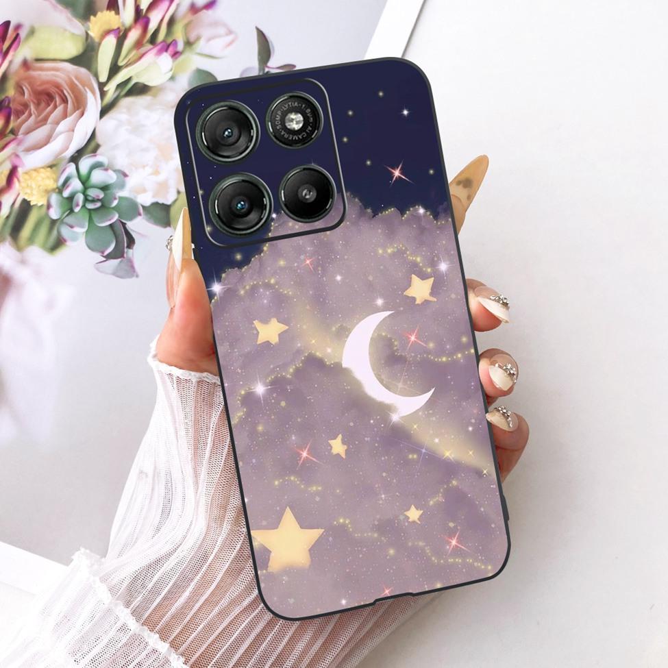 Per Moto G57 Power 5G Custodia Cover Moda Farfalla Gatto Carino Fresco Dipinto Morbido Funda Per Motorola Moto G57 Power 5G Cover del Telefono