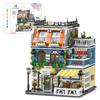 Garden Hotel Themed Building Blocks Set with Light City Street View Model Bricks Creative DIY Kit Ideal Kids Birthday Gift Toy