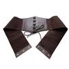 Women's Elastic Waist Belt Wide Leather Belt To Wear with Dress Women's Belt Black Waist Belt Women's Versatile Fashion Belt