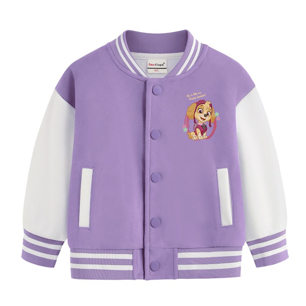 2025 Paw Patrol Girls Autumn/Winter Versatile Outerwear – Thickened Baby Top 110 cm