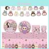 Labubu Party Decorations Set With Colorful Banners For Childrens Birthday Celebration