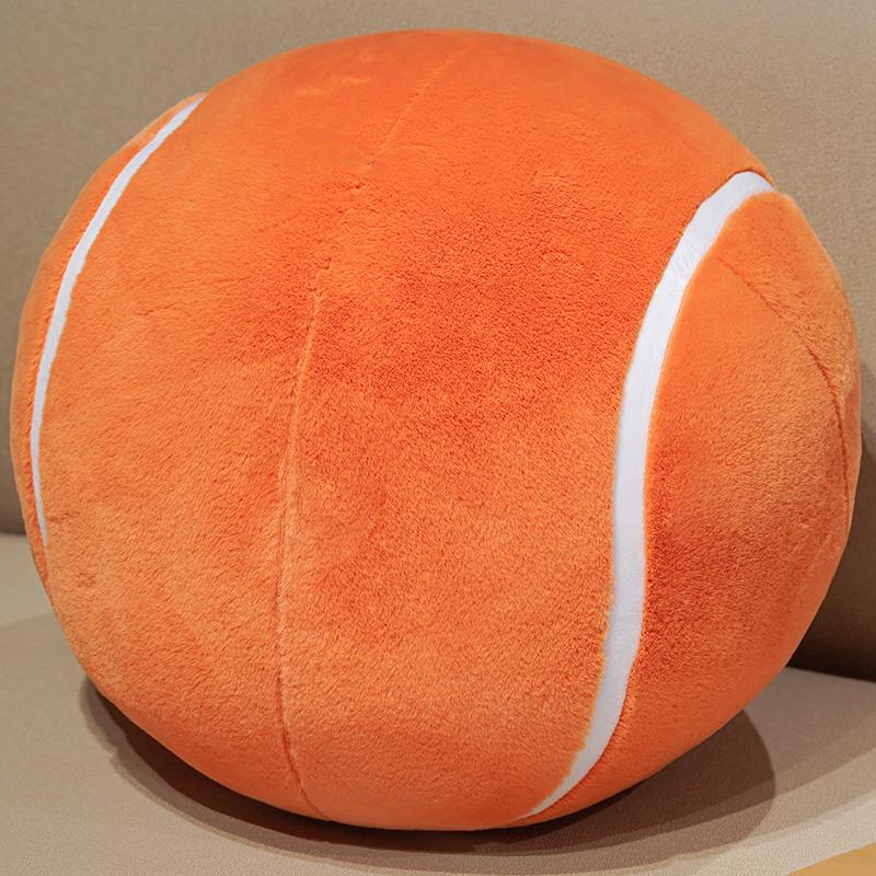 Pretty Colorful Tennis Plush Toys Stuffed Lifelike Tennis Doll Soft Home Throw Pillow Cute Keychain Bags Hanging Toys Room Decor