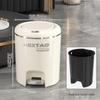 Anbixing Foot Pedal Trash Can with Inner Bucket