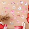 Herz Wandsticker Himmlischer Wandaufkleber PVC Wandaufkleber