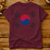 Oversized T-shirt Zomer Koreaanse Vlag Vrijetijds T-shirts Zuid-Korea Puur Katoen T-shirt Voor Unisex Klassiek Korte Mouw Top T-shirts