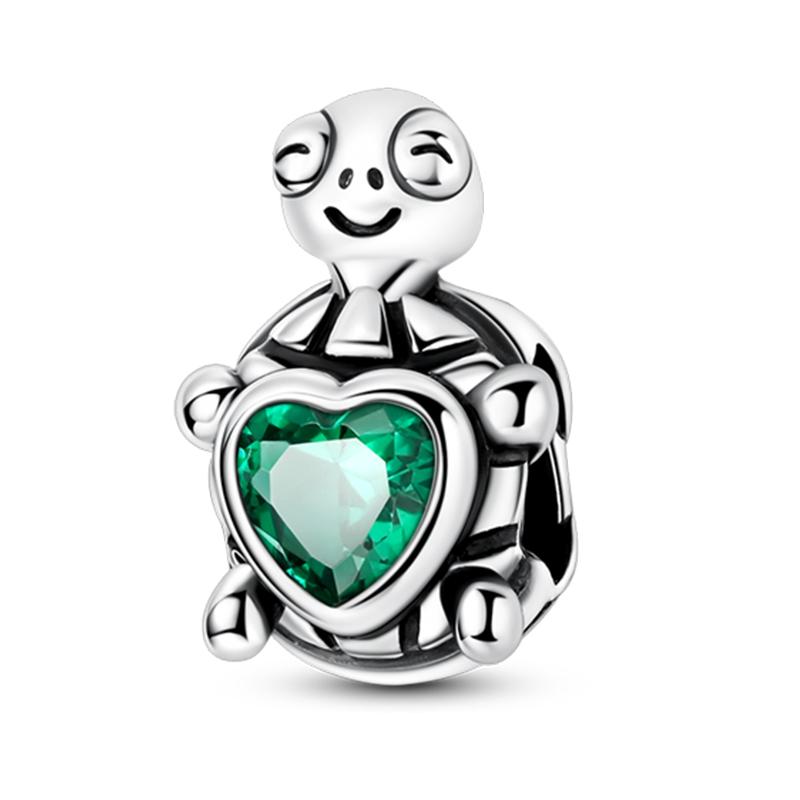 Fashion 925 Silver Summer Ocean World Series Sea Turtle Starfish Crab Octopus Charms Beads Fit 925 Bracelet DIY Jewelry