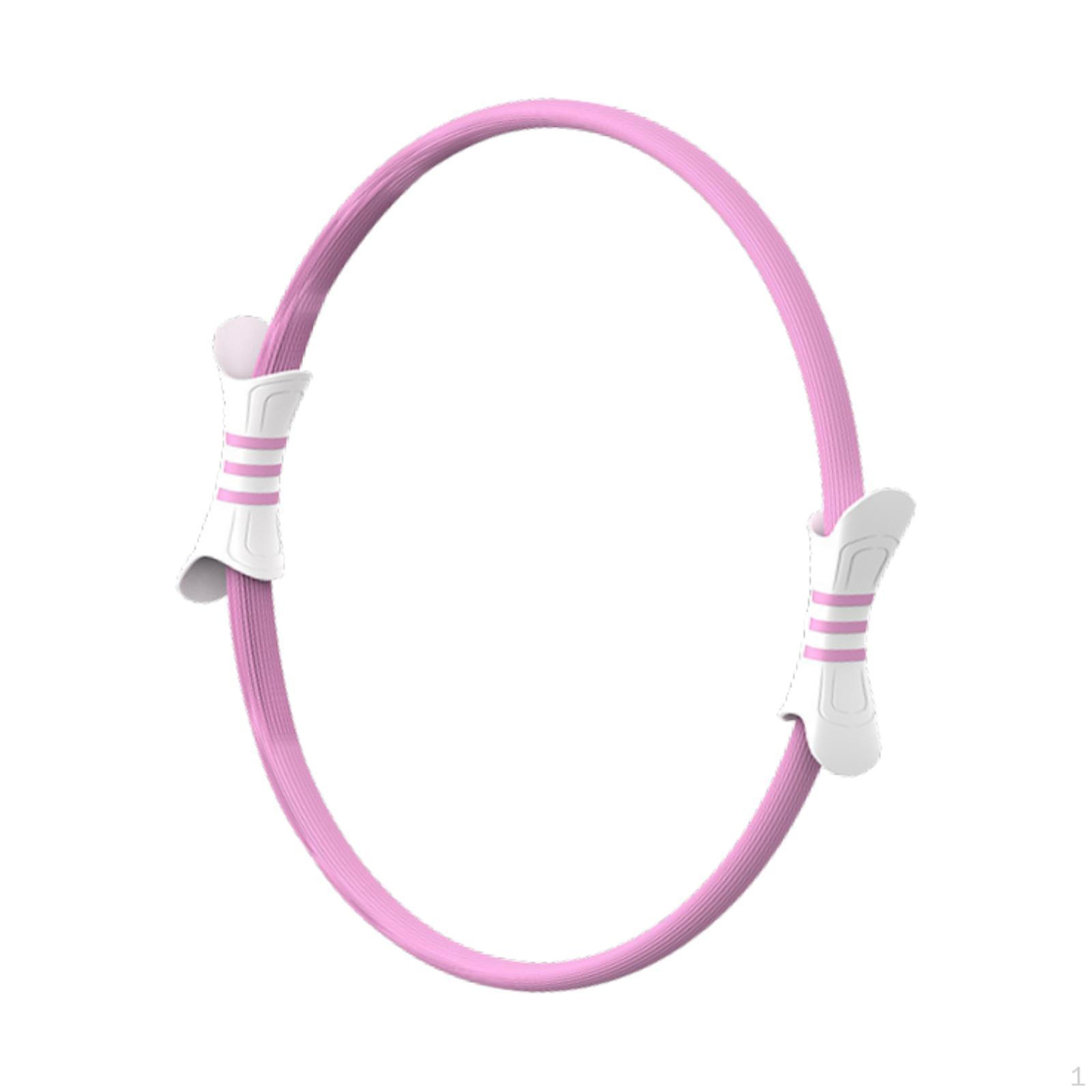 

Круг пилатеса Фитнес-кольца для ног Подарок для упражнений на бедра Оборудование для пилатеса pink white