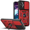 Slide Lens Armor Funda for Realme C67 4G Case for OPPO Realme C67 4G Case Magnetic Ring Stand Holder Cover Shockproof Back Capa